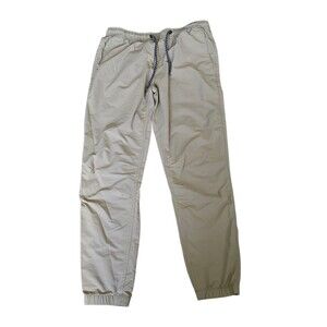 Hurley Khaki Athletic Jogger Pants Mens Size XL Drawstring